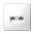 Розетка 2гн комп+комп RJ45+RJ45 с/у белый механизм кат.6А ArtGallery Systeme Electric (1/5/20)