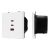 ARL NOBE USB Розетка тип А+С+С софт-тач белый кварц SCT-MUACC-SFPL-FC-WH (65W, QC3) (Arlight, -)