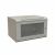 WRline Шкаф настенный 19-дюймовый (19"), 6U, 367x600х450мм, перфорированная металлическая дверь с замком, цвет серый (RAL 7035) (разобранный)