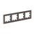 Рамка 4гн стекло мокко AtlasDesign Nature Systeme Electric (1/1)