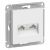 Розетка 2гн комп+комп RJ45+RJ45 с/у белый механизм кат.5е AtlasDesign Systeme Electric  (1/10)