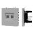 ARL NOBE Розетка компьютерная двойная софт-тач никель SCT-MPC2-SFPL-IS (2хRJ-45, CAT6) (Arlight, -)