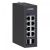Промышленный неуправляемый коммутатор с POE/POE+, 2×10/100/1000Base SFP слота, 8×10/100/1000Base-T(X) портов RJ45 (8×POE), 48-57 DC, резервированием