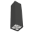 Светодиодный светильник VARTON DL-Box Reflect Multi 2x2 накладной 14 Вт 4000 К 80х80х300 мм RAL9005 черный муар 24°