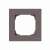 Рамка 1-пост. цвет коричневый матовый, пластик горизонт. и вертик., IP20 ABB