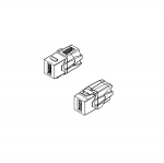 Hyperline KJ1-USB-VA3-WH Вставка формата Keystone Jack с проходным адаптером USB 3.0 (Type A), 90 градусов, ROHS, белая