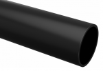 Труба гладкая ПВХ жесткая d16 мм (2 м) (50 м/уп) черная EKF-Plast