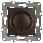 Светорегулятор 400Вт поворотно-нажимной с/у бронза механизм 12-4101-13 Эра12 ЭРА (6/60/1500)