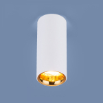 Светильник светодиод накладной потолочный DLR030 12W 4200K белый матовый/золото
