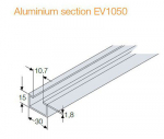 Профиль распределительного шкафа 2000мм алюминий на винтах ABB АМ2 шкафы