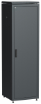 ITK Шкаф сетевой 19" LINEA N 38U 600х600 мм металлическая передняя дверь черный