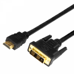 Шнур  HDMI - DVI-D  gold  2М  с фильтрами  REXANT
