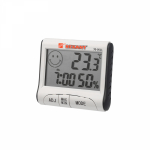 Термогигрометр комнатный с часами и функцией будильника REXANT (1/1/50)