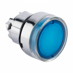 Исполнительный механизм кнопки XB4 синий плоский возвратный без фиксации с подсветкой EKF PROxima