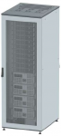 Напольный шкаф 24U Ш600хГ600 две перфорированные двери, крышаукомплектована вводом и заглушками