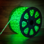 Дюралайт LED, постоянное свечение (2W) - зеленый, 30 LED/м, Ø13мм, Neon-Night (100)