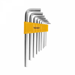 Набор ключей имбусовыx HEX KRANZ 2,0-12 мм, CrV, 9 шт., удлиненные