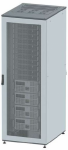 Напольный шкаф 47U Ш600хГ600 две перфорированные двери, крышаукомплектована вводом и заглушками