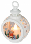 Светильник ЭРА ENID-TW новогодний декоративный Свеча настольный динамичный свет 12 см