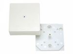 Соединительная/распаячная коробка (розетка) открытой установки без клемм 75x75x30мм пластик термопласт белый ip20 HEGEL