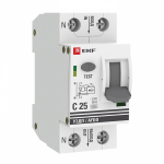 Устройство защиты от дугового пробоя УЗДП с автоматическим выключателем 2Р 25А 6кА C EKF PROxima