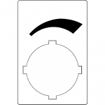 Табличка для приборов цепей управления без надписи/печати, прочее 29.6x44.5 ABB COS/SST светосигнальная аппаратура