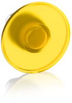 Кнопка MPM2-11Y ГРИБОК желтая (только корпус) без фиксации с подсветкой 60мм