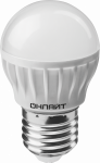 Лампа светодиод 8Вт шар Е27 6500К 640Лм матовая OLL-G45-8-230-6.5K-E27 ОНЛАЙТ (1/10/100)