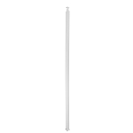 Snap-On колонна пластиковая с крышкой из пластика 2 секции 4,02 метра, с возможностью увеличения высоты колонны до 5,3 метра, цвет белый (обязательно