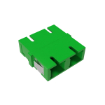 Адаптер SC/APC-Duplex TOP, OS2, зеленый