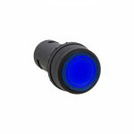 Кнопка SW2C-10D с подсветкой синяя NO 24В EKF PROxima (1/10/900)