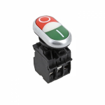 Кнопка LA32HND красно-зеленая "Пуск-Стоп" с подсветкой 24В DC NO+NC EKF PROxima (1/8/240)