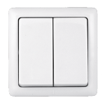 Выключатель 2кл о/у белый изол.пл. IP20 Хит Systeme Electric  (1/156)