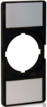 Табличка для приборов цепей управления без надписи/печати, символ "стрела" 36x13 серебро ABB COS/SST светосигнальная аппаратура