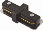 Коннектор прямой для шинопровода черный накладной/подвесной PTR CI-BL  JazzWay (1/100)