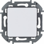 Выключатель 1кл кнопочный с/у белый механизм INSPIRIA Legrand (1/10/100)