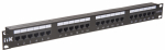 ITK 2U патч-панель кат.6 UTP, 24 порта (IDC Dual), с кабельным органайзером (1)