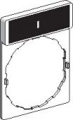 Табличка для приборов цепей управления прочее, символ "i" 30x40x22 черный SE _