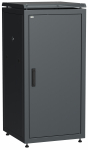 ITK Шкаф сетевой 19" LINEA N 28U 600х800 мм металлическая передняя дверь черный