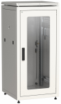 ITK Шкаф сетевой 19" LINEA N 24U 600х800 мм стеклянная передняя дверь, задняя металлическая серый