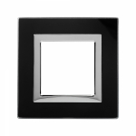 Рамка 1-пост. цвет белый матовый, стекло горизонт. и вертик., Avanti DKC