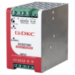 Источник постоянного тока 340-550В 24-28В 720Вт на DIN-рейку устойчив к КЗ IP20 DKC