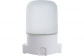 Светильник под лампу Е27 полиамид плафон термо-стекло Белый IP65 138х105х84 НББ 01-60-001 Банник SVET (1/15)