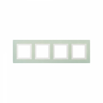 Рамка 4-пост. цвет зеленый матовый, стекло горизонт. и вертик., Avanti DKC