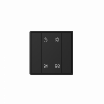 Кнопочная панель 4-х кл. (1 группа/2 сцены), пластиковый корпус, черный DA-SW-S2-PB