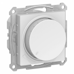Светорегулятор 400Вт поворотно-нажимной с/у белый механизм AtlasDesign Systeme Electric (1)