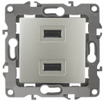 12-4110-15 ЭРА Устройство зарядное USB, 5В-2100мА, Эра12, перламутр (10/100/2500)