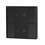 Кнопочная панель 4-х кл. (2 группы), пластиковый корпус, черный DA-SW-G2-PB