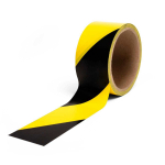 Лента клейкая разметочная желто-черная ЛКР-50 (33м) Fortisflex (1/6/54)