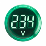 Индикатор значения напряжения ED16-22VD зеленый EKF